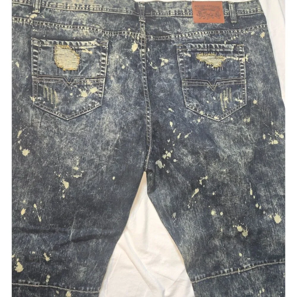 Access Apparel Distressed Designer Size 50x30 Men's Jeans - 45